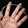 Collar de Cuentas Redondas de Turquesa Natural y Cuentas Pequeñas Finas, Combinado con Lapislázuli, Ágata Roja del Sur y Cera de Abeja, Fuente de Suministro en Vivo