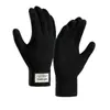 Guantes de Punto para Hombre Transfronterizos para Otoño e Invierno, Talla Grande, Forrados de Felpa, Engrosados, Jacquard, a Prueba de Frío, Guantes Cálidos de Lana con Pantalla Táctil al por Mayor