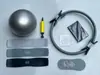 Anillo de Pilates Juego de Siete Piezas con Correa de Asistencia para Estirar, Banda de Resistencia de Silicona, Calcetines de Yoga, Pelota de Yoga, Combo Adelgazante