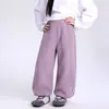 Tamanhos grandes e pequenos, 26 novos estilos de calças forradas com fleece para meninos e meninas, calças compridas quentes, versáteis, casuais e esportivas para crianças no outono e inverno, calças de tricô