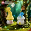Micro Paisagem Criativa Fofo Elfo Cogumelo Casa Pequena Artesanato de Resina Acessórios de Decoração DIY Enfeites de Mesa