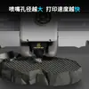 TuoTZ Bambú a1/a1mini/a2l hotend desmontable con boquilla de acero endurecido, cabezal de impresión 3D, cabezal de extrusión integrado