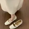 Primer Encuentro Temporada Bailarinas Fragantes Suaves con Lazo Modelo Nuevo 2026 para Mujer con Aumento Interno de Altura y Suela Gruesa Wanwanma