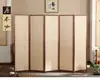 Nueva Pantalla Tejida de Bambú Chino Divisor de Sala de Estar Dormitorio Pantalla Plegable Móvil Pantalla de Pared Divisoria Plegable Simple Moderna