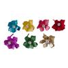 Accesorios de joyería DIY al por mayor, pendientes de flores pequeñas con forma de corazón para niña fresca de verano, accesorios colgantes