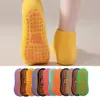 Meias Antiderrapantes para Chão para Adultos e Crianças, Meias para Trampolim de Yoga, Educação Infantil Indoor, Solado Antiderrapante com Pontos de Silicone, Respiráveis, Todas as Estações, para Homens e Mulheres