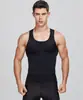 C Shapewear de control de abdomen para hombre más vendido, faja reductora de cintura de color liso, chaleco sin espalda, top sin mangas ajustado de alta elasticidad sin costuras