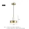 Luminária pendente de balcão de bar designer minimalista nórdico com design de mármore, luminária moderna simples e de luxo leve para sala de jantar e cabeceira