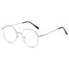 Armazones Metálicos para Lentes 2021 para Hombres y Mujeres, Adecuados para Lentes de Prescripción, Armazones Ópticos Redondos, Modernos Bloqueadores de Luz Azul
