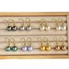 Pendientes de perlas Shijia, sencillos, modernos y elegantes, para mujer.