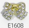 Tiktok Net rojo lz nueva aleación llena de diamantes arco uña joyería concha DIY arco uña taladro al por mayor