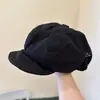 Boina Delgada Estilo Japonés para Mujer, Versión Coreana, Gorra de Boina Retro Artística, Sombrero Octogonal Trendy con Forma de Nube, Sombrero Casual de Artista Callejero