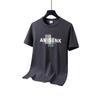 2025 Nova Camiseta Masculina de Manga Curta Verão Base Camisa Gola Redonda All-match Casual Estampada plus size Camiseta Top da Moda