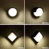 Luminária de parede externa led à prova d'água luminária de parede externa luz para cima e para baixo Hotel Villa sala de estar varanda varanda luz de jardim