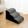 Escalera para mascotas transfronteriza, escalera de escalada para mascotas para que un Bichón Frisé suba a la cama, escalera de escalada de cinco niveles, escalera para perros, desmontable y lavable