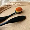 Herramienta para arte de uñas cepillo para polvo mango largo cepillo para polvo de pretratamiento limpieza cepillo de dientes tipo borde de arrastre cepillo fino manicura