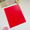 Miolo de Reposição Folha Solta Pp3 Furo 8 Páginas Classificação da Informação A4 Separador de Folhas Soltas Vermelho