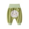 Pantalones de Bebé Gran Pedo Bebé Hombres y Mujeres Otoño e Invierno Forrados de Polar Engrosados Cálidos Sueltos Pantalones tipo Harlan Cintura Alta Pantalones pp