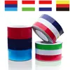 Guirnalda de cubierta de techo tricolor con personalidad para coche, Alemania, Italia y Francia, decoración de cubierta de motor tricolor, pegatinas para coche