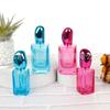 Botella de perfume de color de 30 ml con rosca, botella de perfume de vidrio de 50 ml, botella vacía, botella de spray de prensa de cosméticos de alta gama