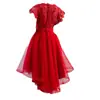 Vestido de cóctel de encaje patchwork de verano 2026, Adecuado como ropa de noche, Sencillo y elegante, Aura regia, Vestido de brindis para la novia