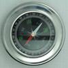 Brújula de acero inoxidable de tamaño pequeño, tamaño grande, con diámetro de 60 mm, disponible en inglés y chino.