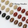 Grãos de Café Acrílicos Dourado Retrô com Contas DIY Artesanal Acessórios para Pulseira Colar Material Acessórios de Joia