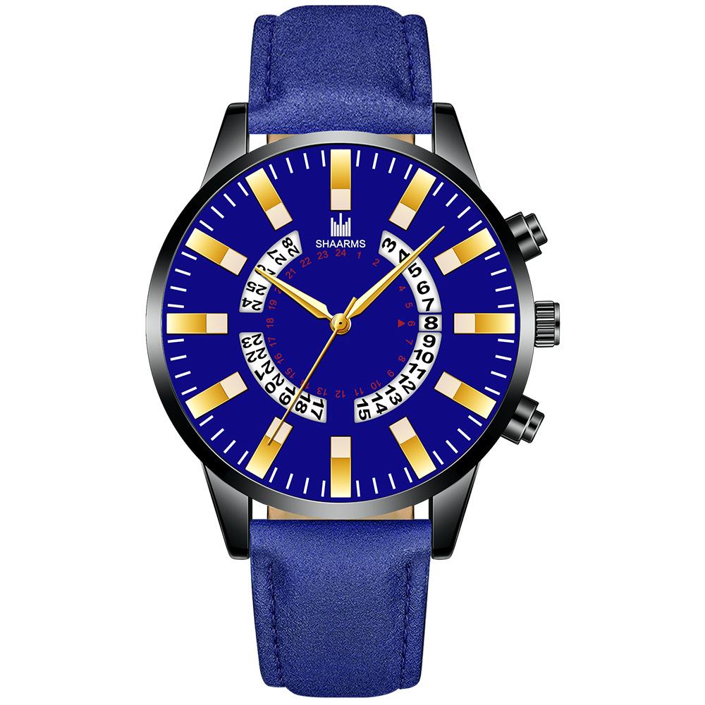 蓝色皮带黑壳蓝面金针