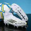 Zapatos de Fútbol para Estudiantes Hombres y Mujeres Transfronterizos, Tacos Tf para Hombres para Entrenamiento, Zapatos de Entrenamiento Transpirables Profesionales de Competición con Tacos Largos Fg para Adultos