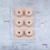 Molde de Silicona para Pastel de 6 Agujeros Calabaza Hoff Gugu Weifeng Molde para Donas Molde DIY Huevo Horneado Tarta