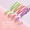 Copo pequeno de água doce cordão de silicone cordão de celular chaveiro simples corda de pendurar universal chaveiro de carro criativo anel