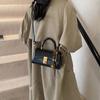 Bolso Satchel de Otoño e Invierno para Mujer 2025 Nuevo Trendy Retro Bolso Cuadrado Pequeño Versátil Multifuncional de Un Hombro Cruzado para Mujer