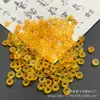 Anillos de Correr de Jade, Anillos Redondos de Agujero Grande Verde Ba Shan, Cuentas de Ábaco en Forma de Rosquilla, Cuentas Espaciadoras, Accesorios para Joyería, Materiales para Manualidades al por Mayor