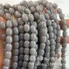 Cuentas cilíndricas de vidrio de 9*8 mm, color porcelana, imitación jade, forma de barril, pequeñas cuentas de azufaifa multicolor, accesorios para joyería DIY