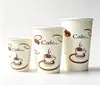 Vasos de Papel para Café Desechables Estilo Europeo Multitamaño