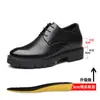 Zapatos de Cuero para Hombre de Primavera y Verano, Transpirables de Cuero Genuino para Hombre, Estilo Británico Formal, Suela Gruesa, Aumentadores de Altura, Estilo Coreano, Versátiles