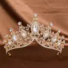 Tiara Corona Nupcial Transfronteriza Estilo Europeo y Americano Barroco Lujo Aleación Corona Fiesta Accesorios Vestido de Princesa