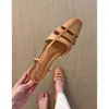 Sandálias Fechadas com Salto Grosso Confortáveis Estilo Romano, Design Nicho Retro Novo 2026 Estilo Coreano para Mulheres, Verão