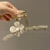 Pinza para el pelo grande y elegante de lunares estilo coreano para recogidos en la parte posterior de la cabeza, elegante accesorio para el pelo con forma de tiburón para niñas