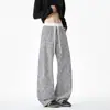 Pantalones de otoño para hombre con estampado de cebra de una marca moderna y chic de estilo americano, con un corte de alta gama, fresco y relajado, pantalones deportivos casuales de pierna recta holgada