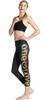 [Novo em 0421] ONE LOVE Sports Calça de Yoga Feminina Sete Pontos Respirável para Corrida Absorvente de Suor 7yoga-0021