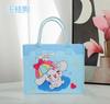 2026 Bolsa de Feltro de Cor Contrastante Estilo Simples, Bolsa de Armazenamento Feminina Moderna de Grande Capacidade, Bolsa de Compras Tote com Design de Cor Contrastante