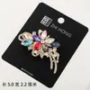 Elegante broche floral para vestidos, trajes y abrigos, pasador versátil para fiestas y uso diario, un accesorio elegante para mamá o la mejor amiga