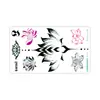 Colección Rui Ka Long: Pegatinas de Tatuaje con Patrón Seductivo para Clavícula y Pecho, Pegatinas de Tatuaje Sexy, Diseño Floral de Larga Duración con un Toque de Lujo