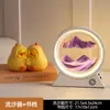Adorno Creativo de Reloj de Arena con Pintura de Arena Movediza para Sala de Estar, Mueble de TV, Aparador de Vinos, Decoración del Hogar de Lujo Ligero, Regalo para Escritorio de Oficina