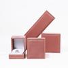 Caja de Joyería de Encaje Bronceado Italiano Sentido Avanzado Caja para Anillos Pulsera Colgante Collar Caja de Embalaje Caja de Regalo para Joyería
