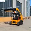 Venda Direta de Fábrica de Bobcats Esteiras Operador Montado, Capazes de Girar no Próprio Eixo para Trabalhos em Espaços Apertados, Uso Multifuncional