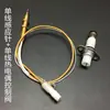 Estufa de Gas Termopar de Doble Cable Válvula Solenoide Sensor de un Solo Cable de Gas Aguja Protección contra Apagado de Llama Accesorios Universales