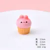 Cupcake de Animal Desenho Animado Enfeites de Mesa Decorações para Casa de Bebê Ímãs de Geladeira DIY Brinquedos de Comida Sacolas Surpresa Brinquedos da Moda