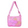 Bolsa de Praia Infantil de Verão Saco de Rede para Brinquedos e Conchas Bolsa Dobrável para Armazenamento Bolsa de Praia Grande Bolsa de Rede de Ombro Único para Armazenamento